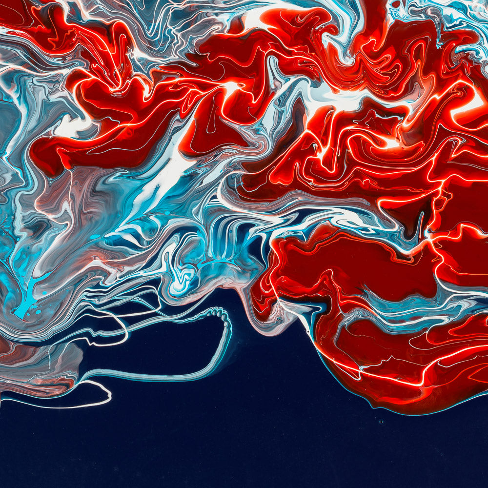 “NN Serpentis c” – acrylic pouring fine art print