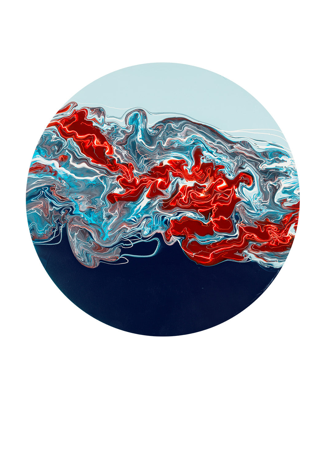 “NN Serpentis c” – acrylic pouring fine art print