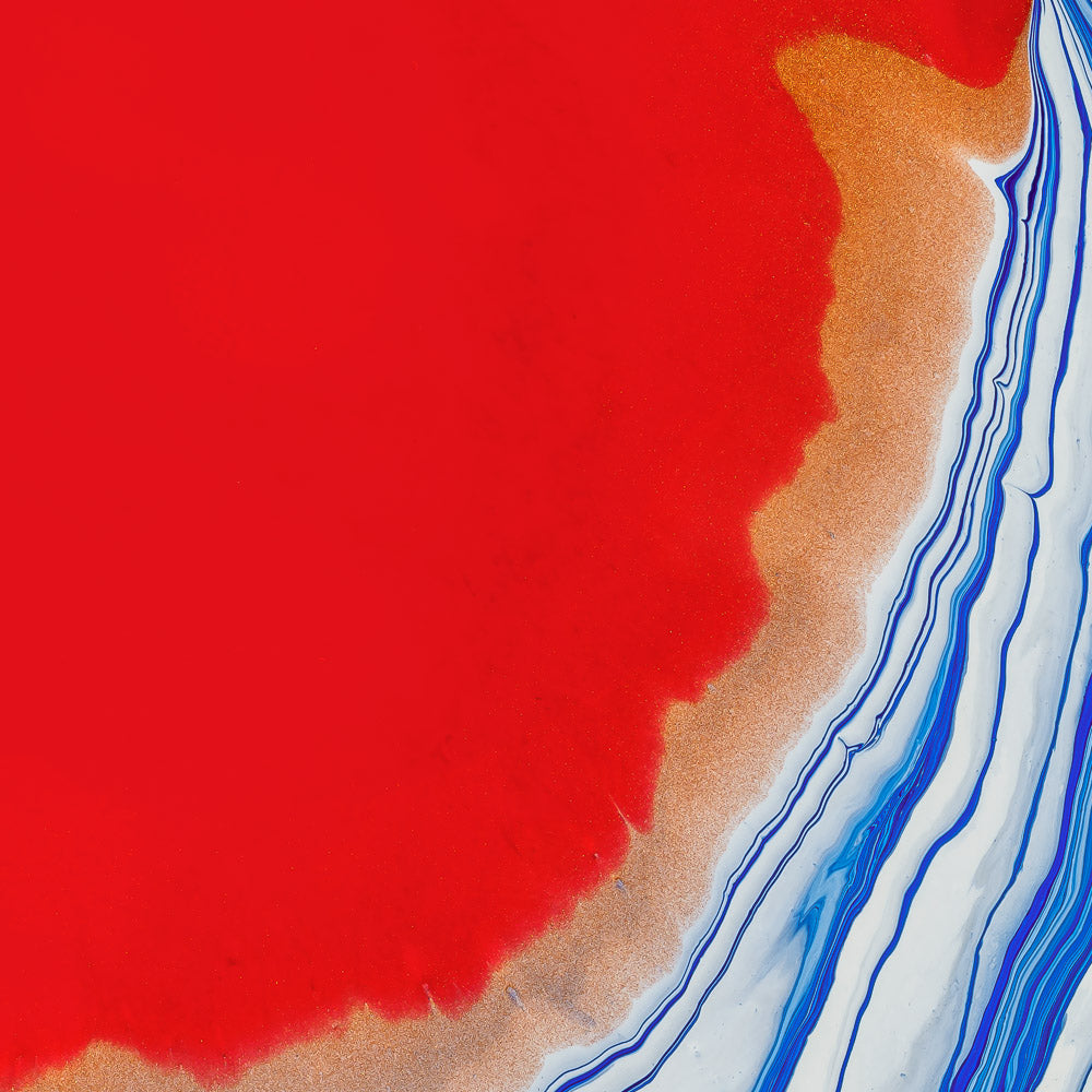 “Tau Ceti f” – acrylic pouring fine art print