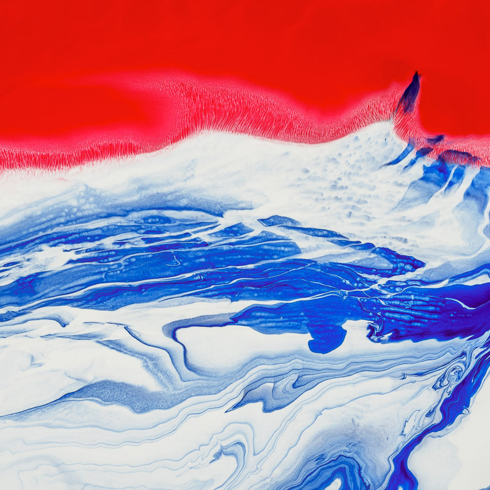 “Tau Ceti g” – acrylic pouring fine art print