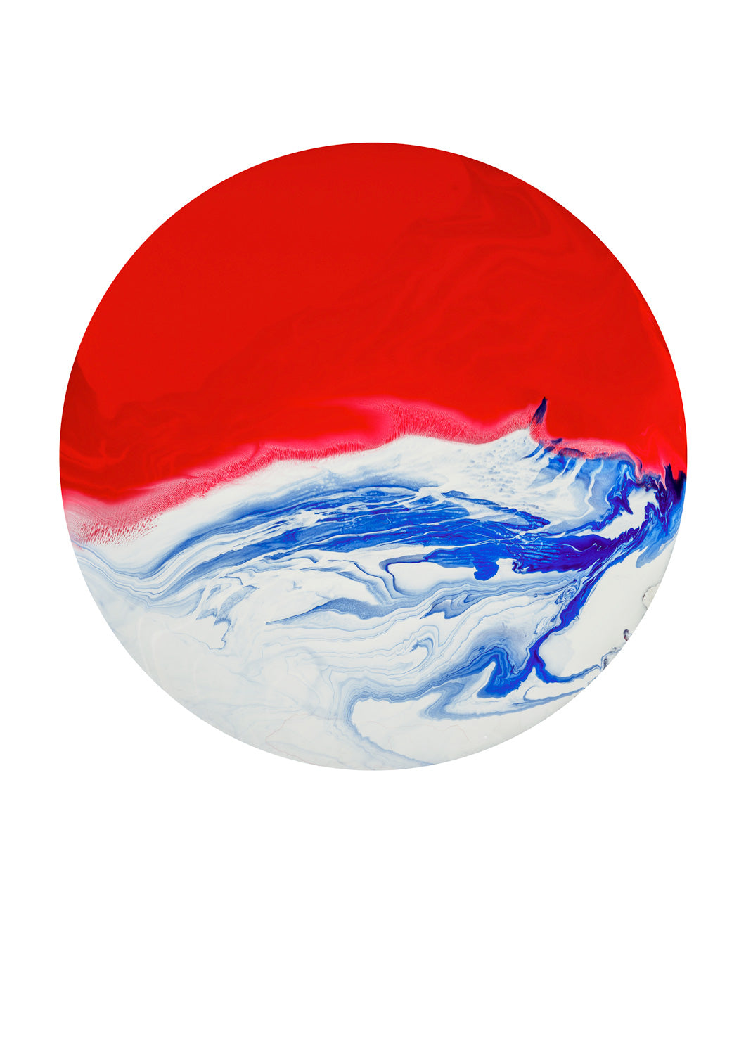 “Tau Ceti g” – acrylic pouring fine art print